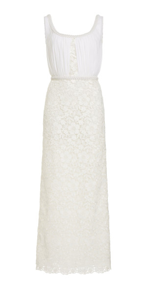 Giambattista Valli - - Floral Macrame Maxi Dress - Off-White - IT 38 - Moda  Operandi