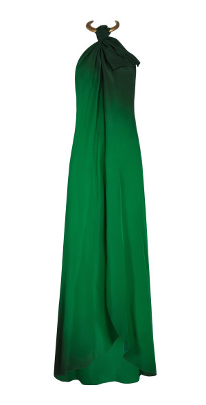 dixie maxi dress green ombre Johanna Ortiz - - Dreamer's Refuge Satin - - US 2 in demand