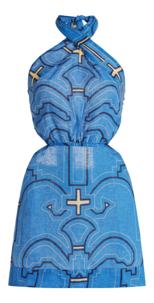 Johanna Ortiz - - Exclusive Blue River Ritual Twisted Linen Mini Dress - Print - US 8 - Moda Operandi Johanna Ortiz - - Exclusive Blue River Ritual Twisted Linen Mini Dress - Print - US 8 - Moda Operandi