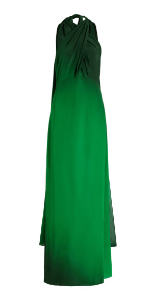 johanna ortiz green dress Johanna Ortiz Heritage Midi Dress | Print/Green | Size 8 main image 0
