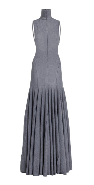 Khaite - - Romee Open-Back Wool Maxi Dress - Grey - XS - Moda Operandi Khaite - - Romee Open-Back Wool Maxi Dress - Grey - XS - Moda Operandi