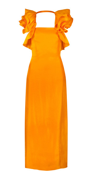 chinese dress ladies Almost Yours Lilac Crepe Maxi Dress main image 0