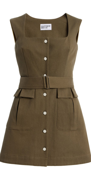 army green utility dress Army Green Utility Dress M/L main image 1