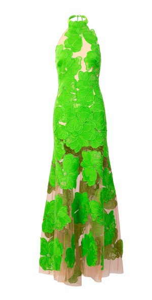 silvia tcherassi halter dress Silvia Tcherassi Dixon Twisted Satin Plunging Halter Maxi Dress