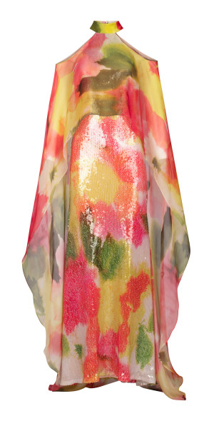 Silvia Tcherassi - - Serenela Open-Shoulder Silk-Blend Maxi Dress