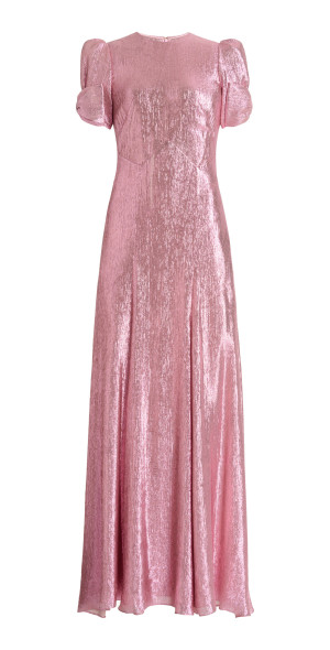 The Vampire's Wife - - The American Lamé Maxi Dress - Pink