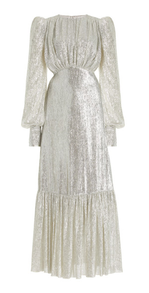 The Vampire's Wife - - The Royal Sorceress Lam Maxi Dress - Silver - UK 10 - Moda Operandi The Vampire's Wife - - The Royal Sorceress Lam Maxi Dress - Silver - UK 10 - Moda Operandi