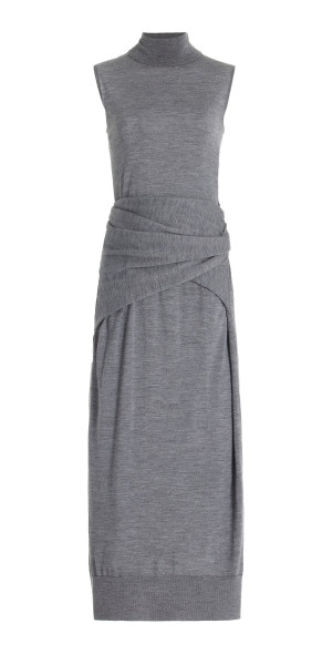 misses cotton knit dresses Tulip Urban Womens Cotton Slub Knit Dress in Black M main image 0