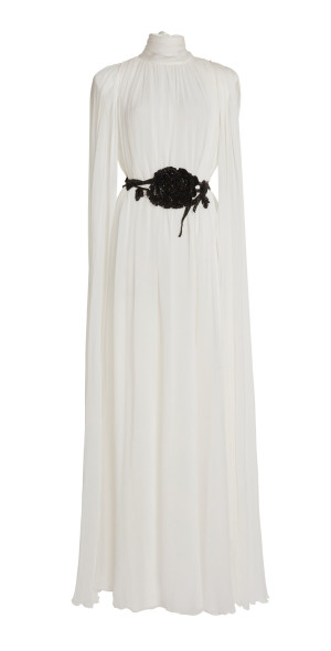 chinese dress ladies Envy Black Gathered Maxi Dress With Chiffon Cape – Club L London