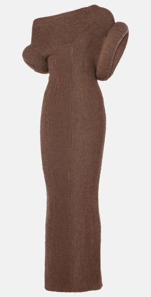 navy blue dress for baby girl Gathered asymmetric maxi dress in black - Acne Studios
