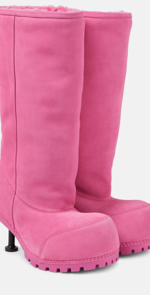 Balenciaga Alaska suede knee-high boots