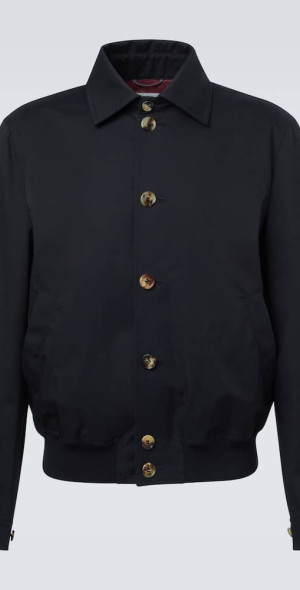 BRUNELLO CUCINELLI ブルゾン Brunello Cucinelli - Cotton-blend blouson jacket
