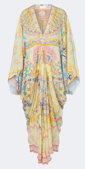 camilla silk kaftan dress Camilla Printed Silk Kaftan in The Jewellery Museum