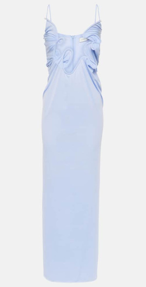Christopher Esber - Molded Venus mesh maxi dress