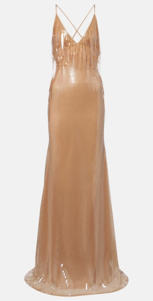 David Koma - Dgrad sequined gown