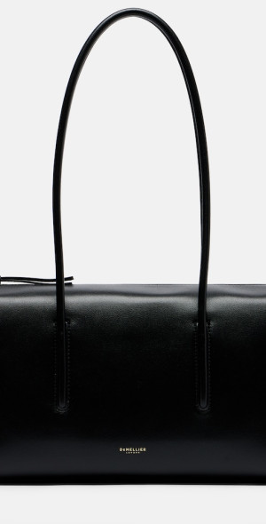 Demellier Stockholm Medium Leather Shoulder Bag