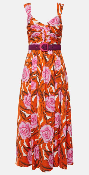 Diane von Furstenberg - Artie cotton-blend midi dress
