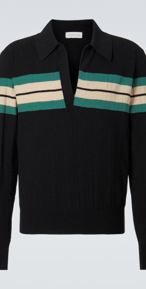 Dries Van Noten - Striped polo sweater