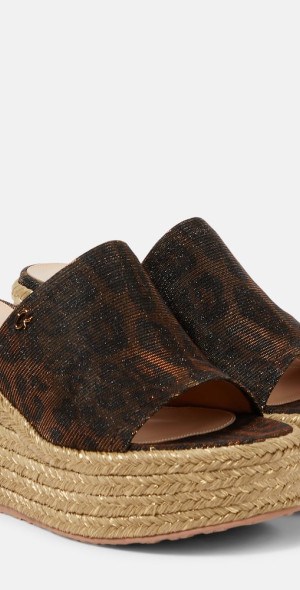 gianvito rossi leopard mules