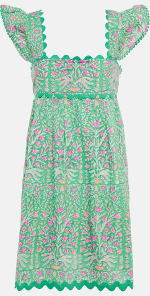 white christmas dresses Cactus Ginkgo Mini Dress → Juliet Dunn London main image 1