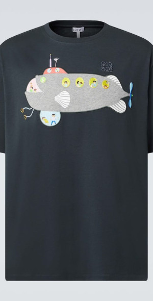 Loewe - x Suna Fujita Submarine cotton jersey T-shirt
