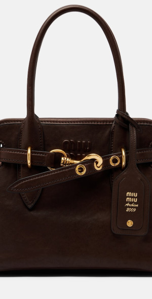 Miu Miu - Aventure leather shoulder bag