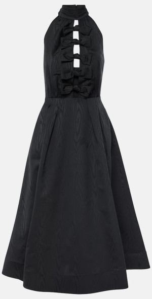 Rebecca Vallance - Charaya bow-detail halterneck midi dress