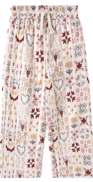 Rylee + Cru Knit Wide Leg Pant - Green