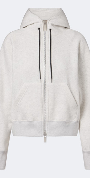 Sacai - Cotton jersey hoodie