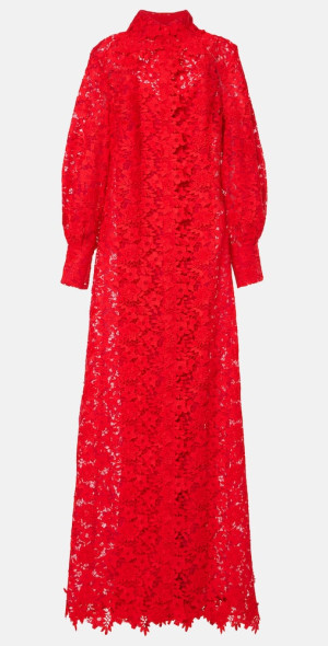 Safiyaa - Salma lace belted shirt dress