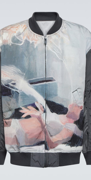 Undercover - x Helen Verhoeven printed bomber jacket