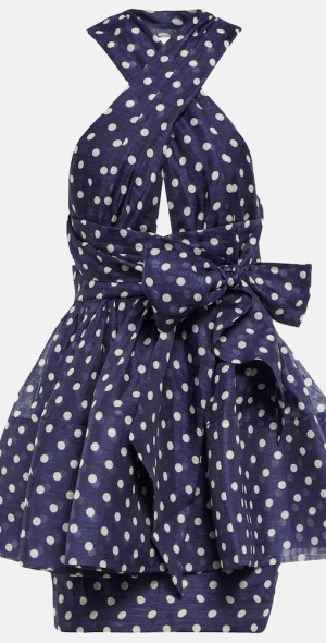 chinese dress ladies High tide floral print linen mini dress