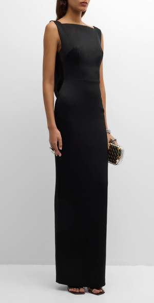 alex perry long black dress Alex Perry One-shoulder Draped Stretch-jersey Gown - Women - Dark gray Dresses