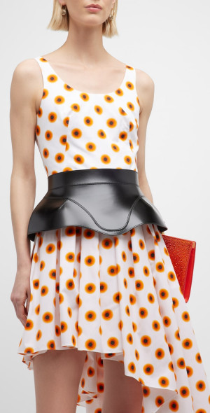 alexander mcqueen leather corset belt