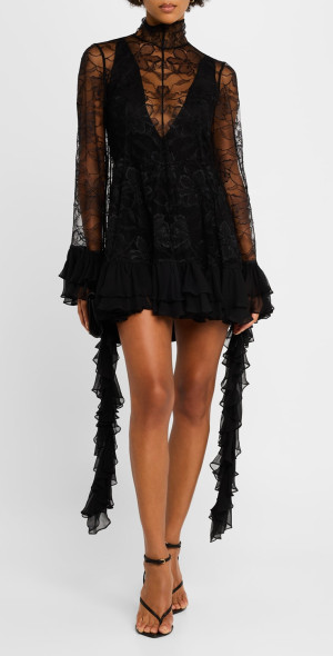 knee length dresses for ladies Alexis Cross-Cutout Mini Dress  Haute & Rebellious