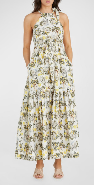 Aqua Blu Australia - Clementine Zoe Halter Maxi Dress