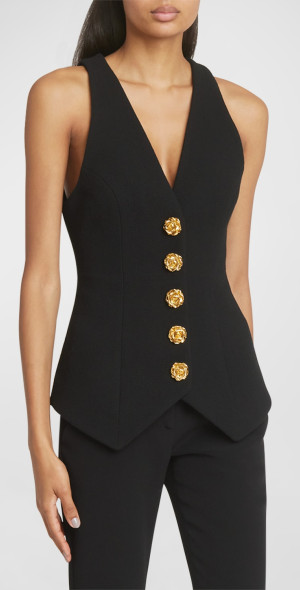 Top Femme Balmain - Rose - Taille S - Viscose - État Parfait Occasion