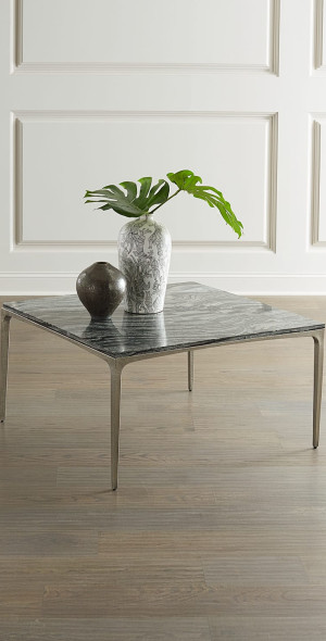 Bernhardt - Strata Marble Square Coffee Table