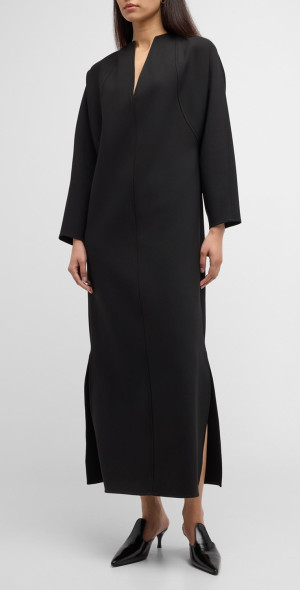 chinese dress ladies BY MALENE BIRGER One-Shoulder Maxi Dress Size 34  Boutique Finest