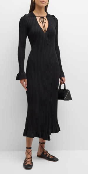 chinese dress ladies Laynee Dress in Black main image 1