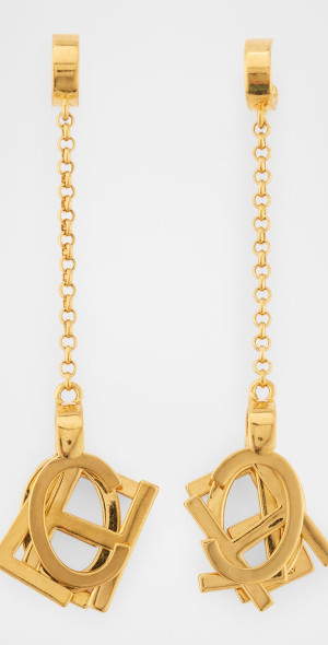Chloe' Women Chloe' Letters Earrings