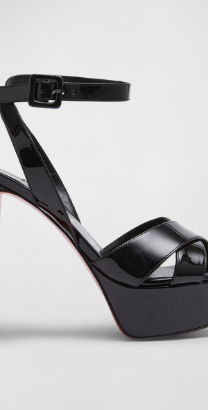 Christian Louboutin Supramariza Red Sole Patent Leather Platform