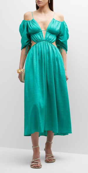 charlize midi dress Nookie x REVOLVE Charlize Midi Dress in Lilac