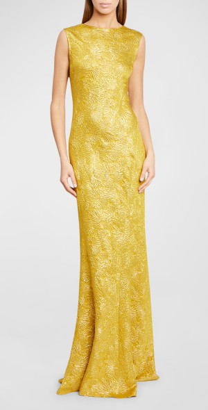 slim fit dress slacks DRIES VAN NOTEN COWL NECK SLIP DRESS main image 1