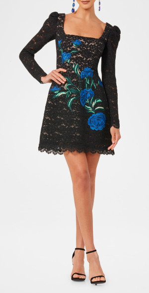 sachin and babi light blue dress CHICTRY Womens Plus Size Midi Cocktail Dress Embroidered Lace Short Sleeve  Mother of The Bride Dress Yellow 3XL