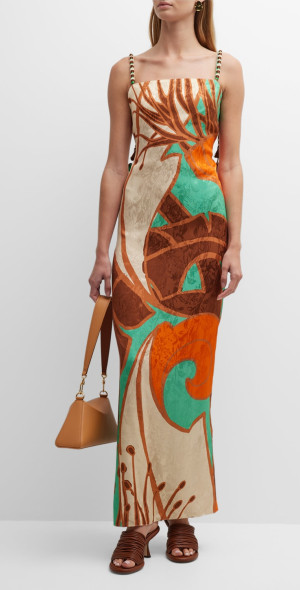 chinese dress ladies Paradise Tropical Print Maxi Dress  Penelope The Label