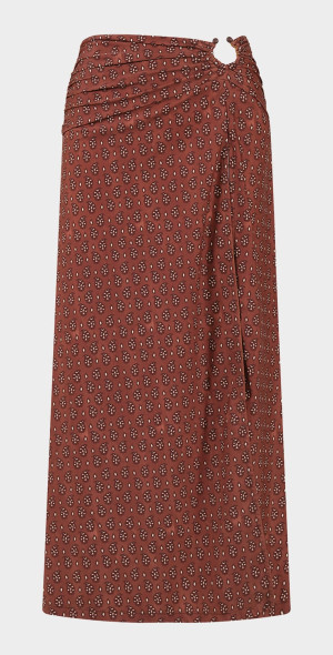 Johanna Ortiz Playa Grande Under The Sun Printed Maxi Skirt