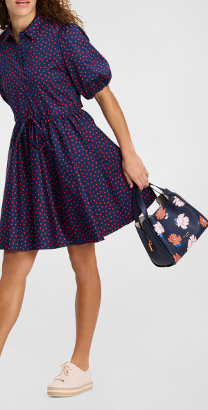 kate spade new york - millie spring time polka dot midi dress