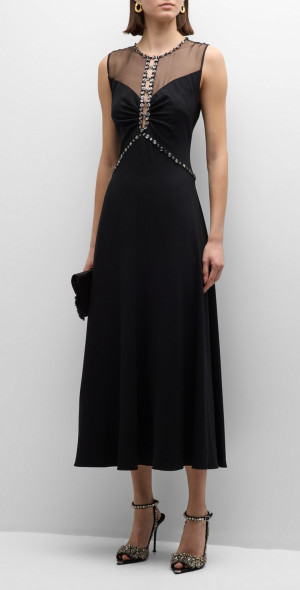 in full bloom midi dress Amy Black Floral Embroidered Midi Dress – Frock and Frill