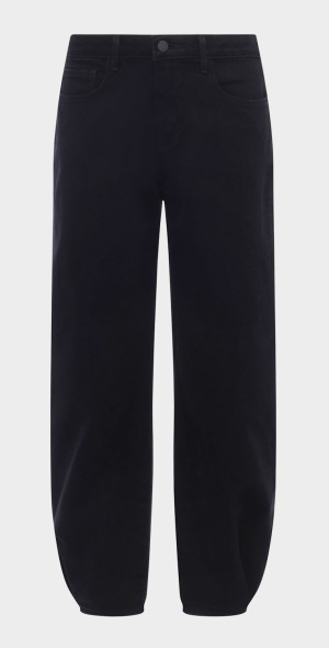 Kristy Capri High Rise Twill Jeans - Bright Navy